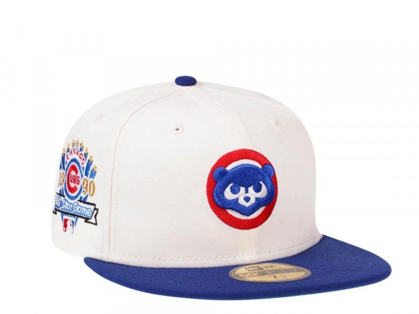 New Era Chicago Cubs All Star Game 1990 Chrome Two Tone Throwback Edition 59Fifty Fitted Cap