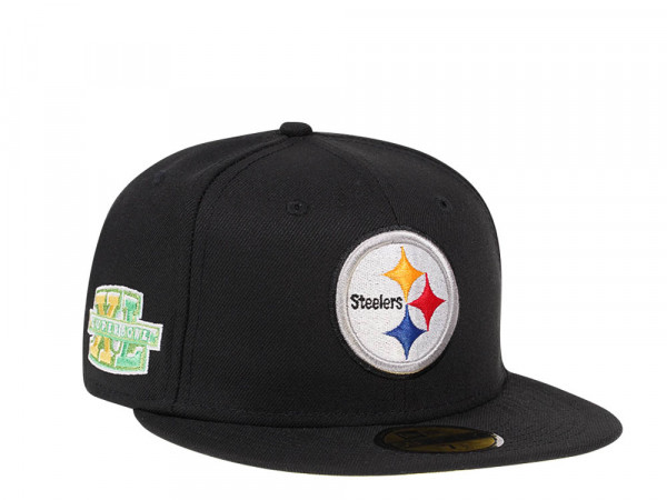 New Era Pittsburgh Steelers Citruspop Patch Super Bowl XL 59fifty Fitted Cap