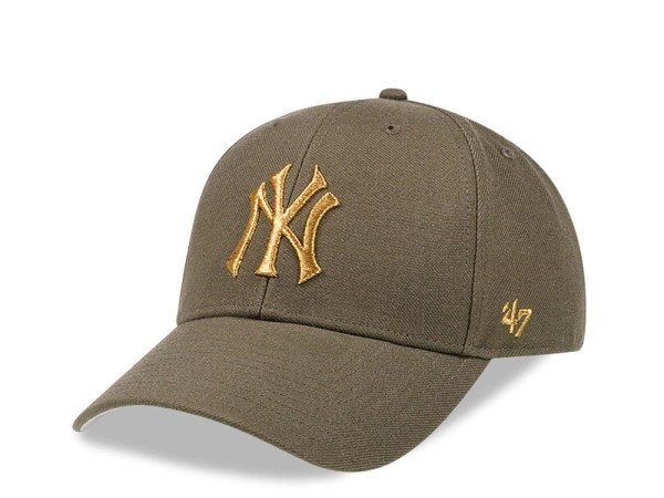47Brand New York Yankees Sandalwood Metallic Classic Snapback Cap