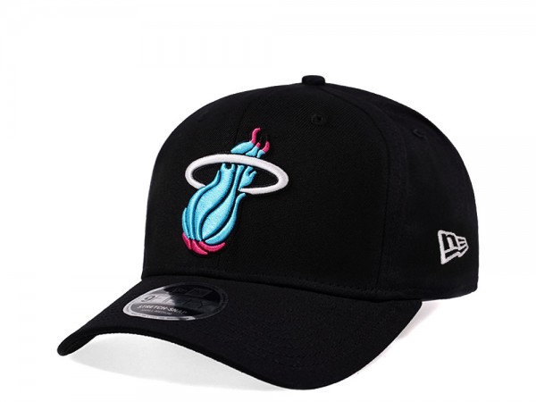 New Era Miami Heat Black Prime Edition 9Fifty Stretch Snapback Cap