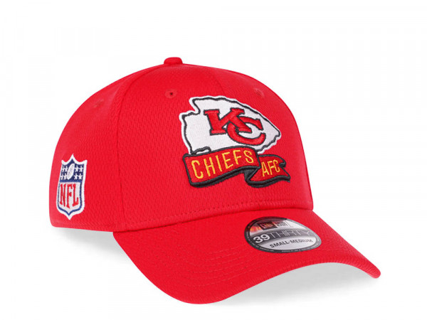 New Era Kansas City Chiefs Coach NFL Sideline 2022 39Thirty Stretch Cap