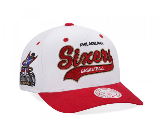 Mitchell & Ness Philedphia 76ers All Star Game 2002 Pro Crown Fit Snapback Cap