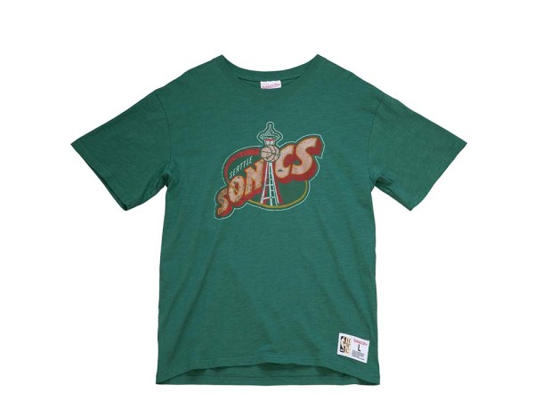 Mitchell & Ness Seattle Supersonics Legendary Green Vintage T-Shirt