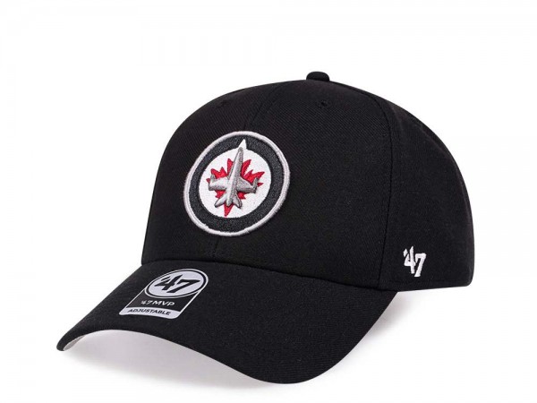 47Brand Winnipeg Jets Classic Black Strapback Cap