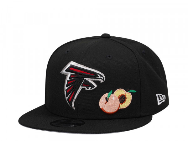 New Era Atlanta Falcons Black Peach Edition 9Fifty Snapback Cap
