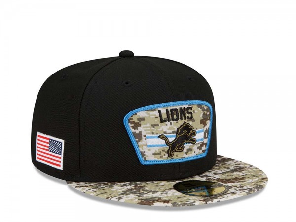 New Era Detroit Lions Salute to Service 21 59Fifty Fitted Cap