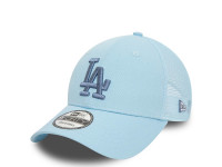 New Era Los Angeles Dodgers Home Field Sky Blue 9Forty Trucker Snapback Cap