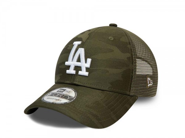 New Era Los Angeles Dodgers Home Field 9Forty Trucker Strapback Cap
