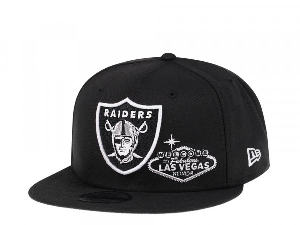 New Era Las Vegas Raiders Black Sign Edition 9Fifty Snapback Cap