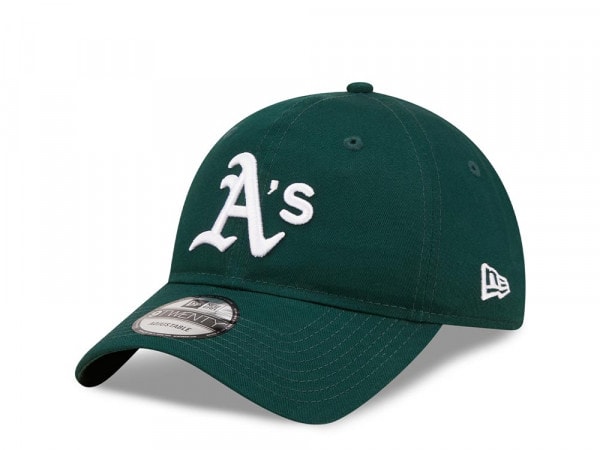New Era Oakland Athletics League Essential Green 9Twenty Strapback Cap