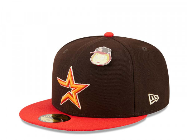 New Era Houston Astros The Elements Brown Two Tone Edition 59Fifty Fitted Cap