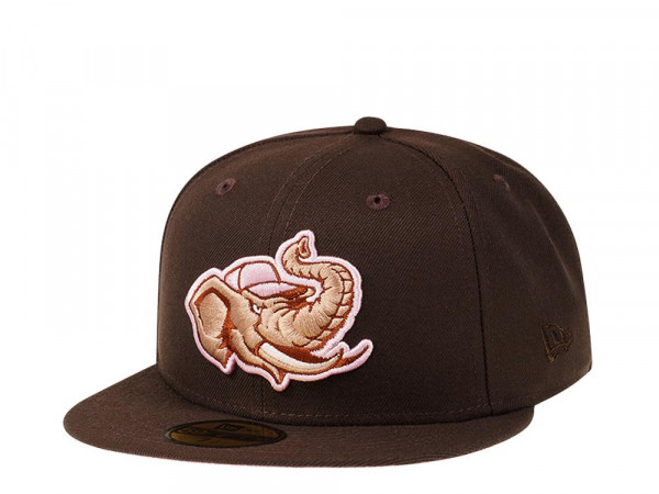New Era Modesto Athletics  Coffee Pink Edition 59Fifty Fitted Cap