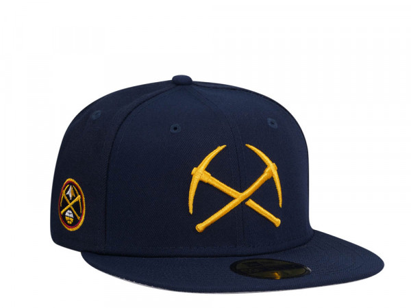 New Era Denver Nuggets Navy Classic Edition 59Fifty Fitted Cap
