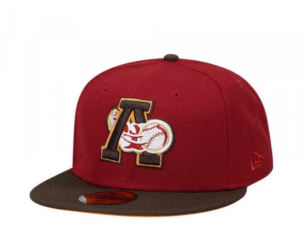 New Era Altoona Curve Chocolate Merlot Two Tone Prime Edition 59Fifty Fitted Cap
