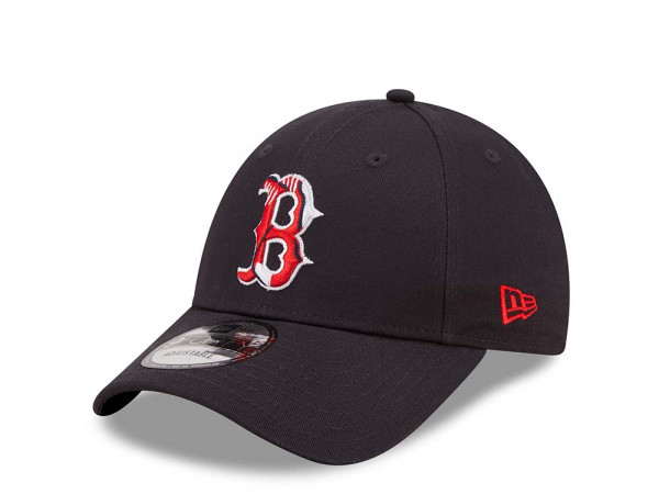 New Era Boston Red Sox Team Logo Infill 9Forty Strapback Cap
