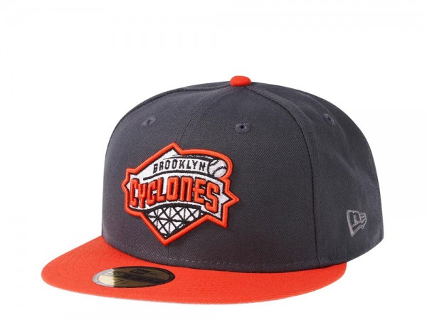New Era Brooklyn Cyclones Two Tone Orange Edition 59Fifty Fitted Cap