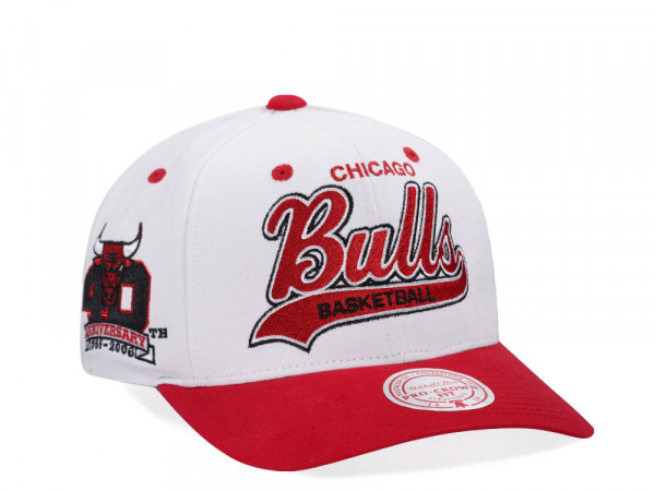 Mitchell & Ness Chicago Bulls 40th Anniversary Pro Crown Fit Snapback Cap