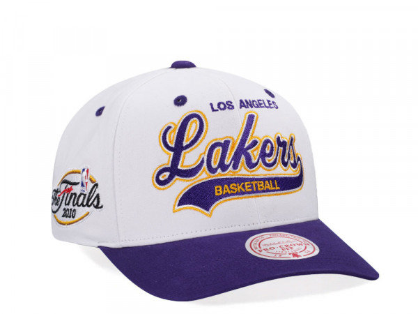 Mitchell & Ness Los Angeles Lakers The Finals 2010 Pro Crown Fit Snapback Cap