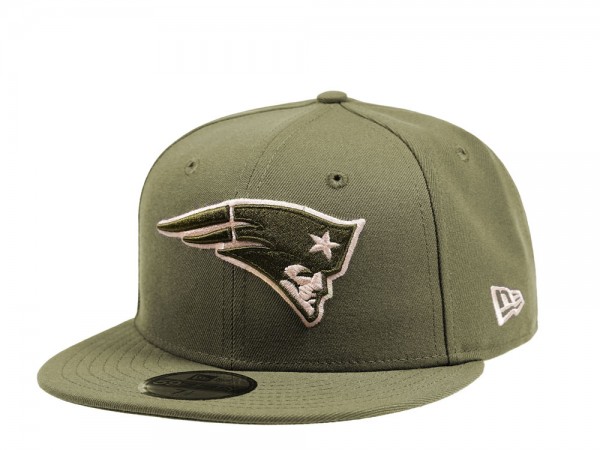 New Era New England Patriots Army Green Edition 59Fifty Fitted Cap