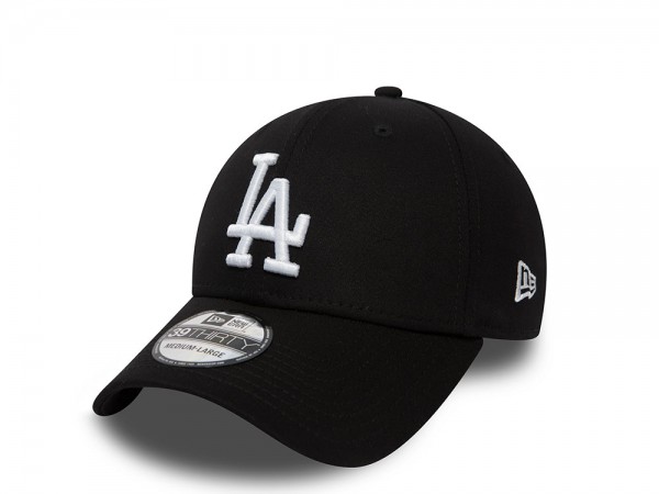 New Era Los Angeles Dodgers League Basic All Black Stretch Fit 39Thirty Cap