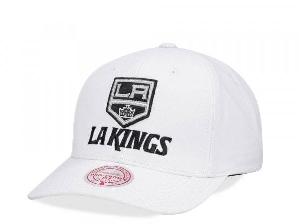 Mitchell & Ness Los Angeles Kings All in Pro White Snapback Cap