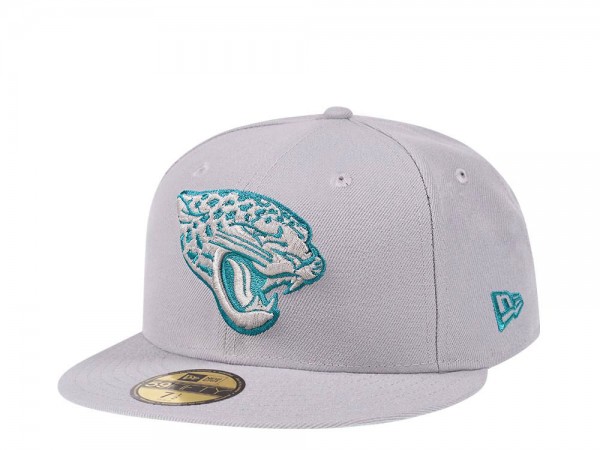 New Era Jacksonville Jaguars Teal Pop Prime Edition 59Fifty Fitted Cap
