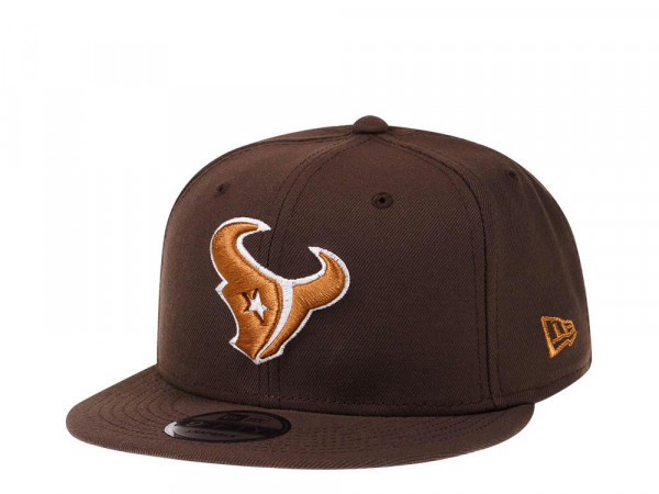 New Era Houston Texans Brown Caramel Edition 9Fifty Snapback Cap